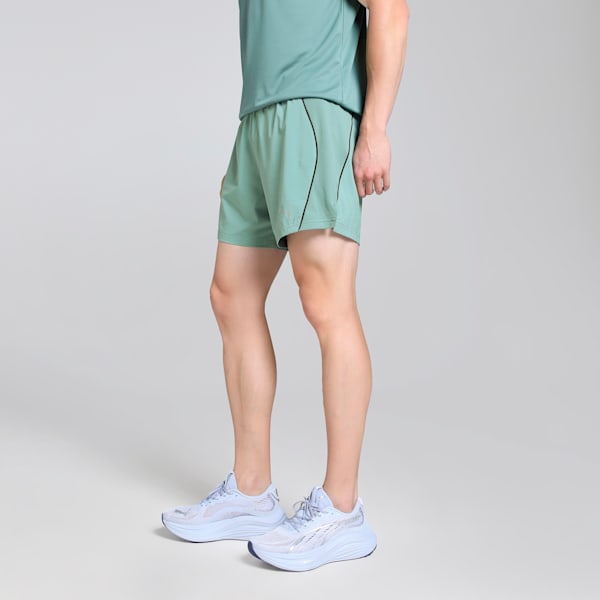 VELOCITY Men's 5" Running Shorts, Green Moon, extralarge-IND